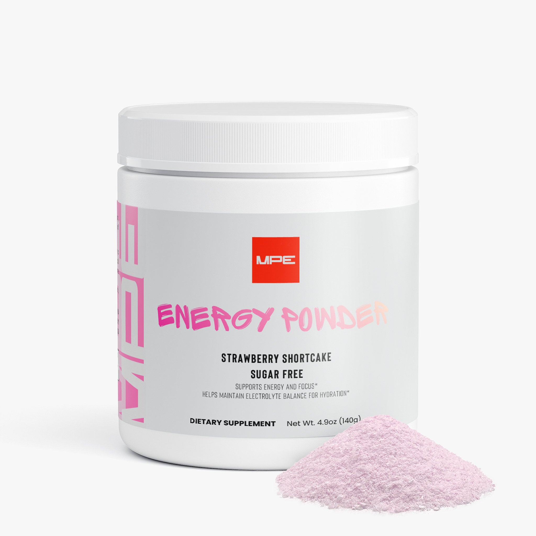 Energy Powder (Strawberry Shortcake)